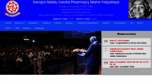 snvpharmacycollege.com