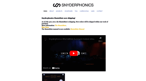 snyderphonics.com