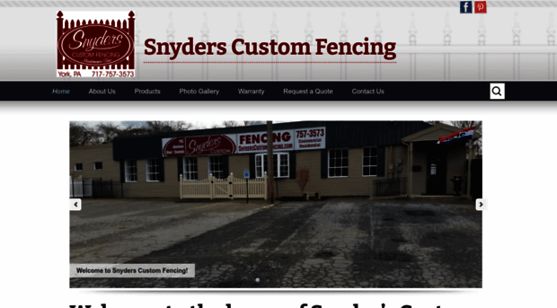 snyderscustomfencing.com