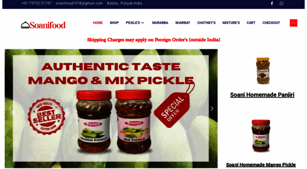 soanifood.com