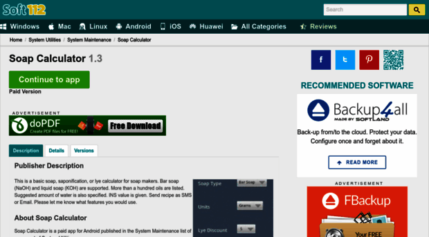 soap-calculator.soft112.com