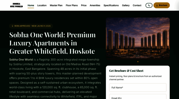 sobhas-oneworld.in