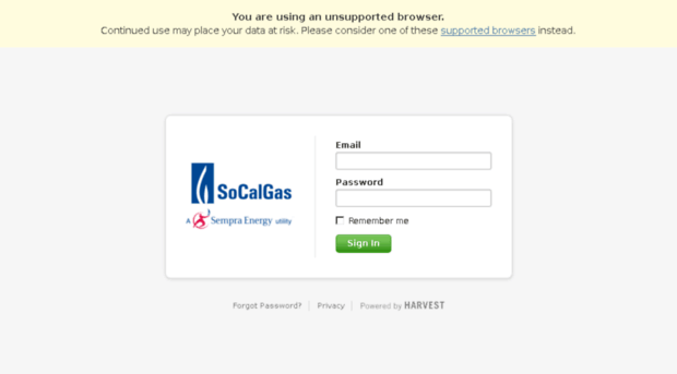 socalgas.harvestapp.com