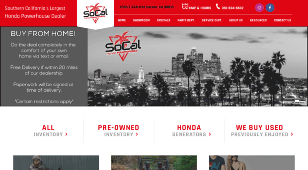 socalhondapowersports.com