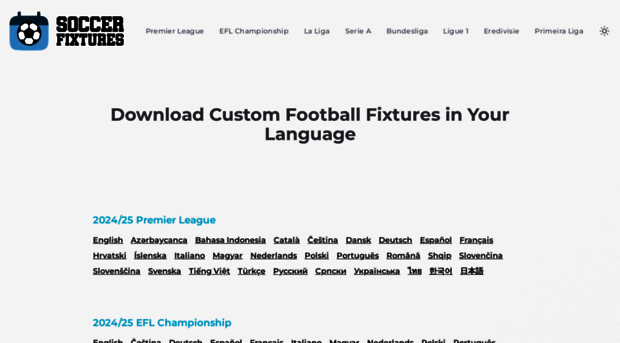 soccer-fixtures.com