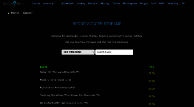 soccer.stream2watch.com