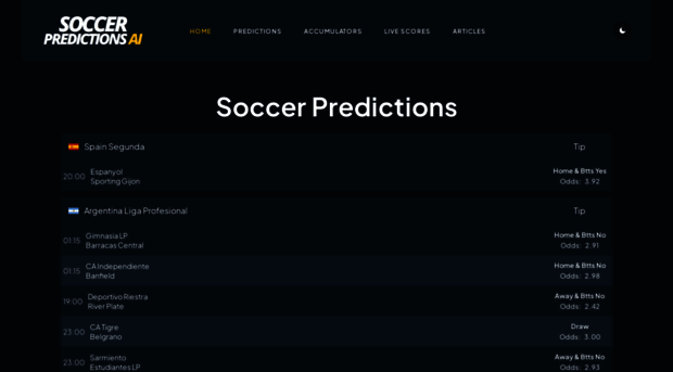 soccerpredictions.ai