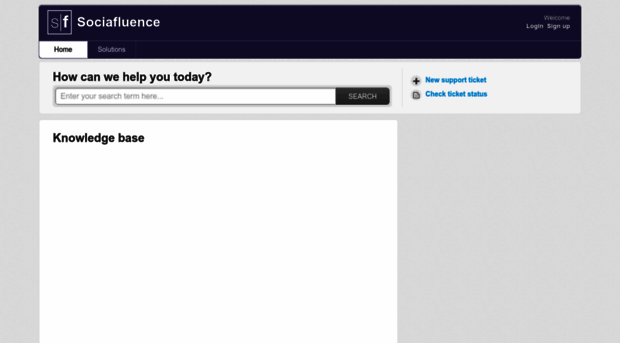 sociafluence.freshdesk.com