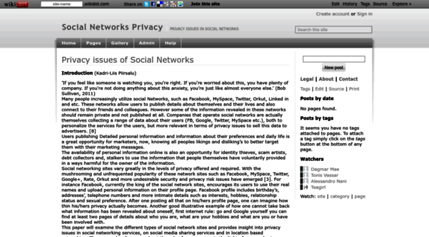 social-networks-privacy.wikidot.com