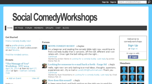 social.comedyworkshops.com