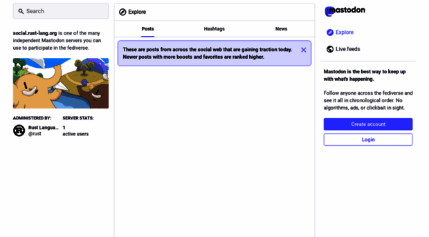 social.rust-lang.org