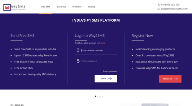 social.way2sms.com