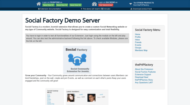 socialfactory.thephpfactory.com