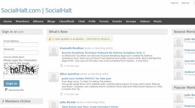 socialhalt.com