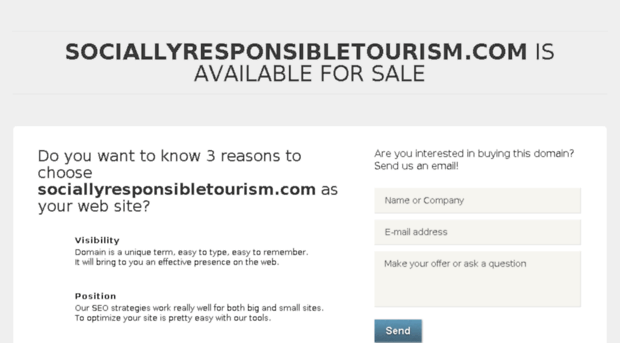 sociallyresponsibletourism.com