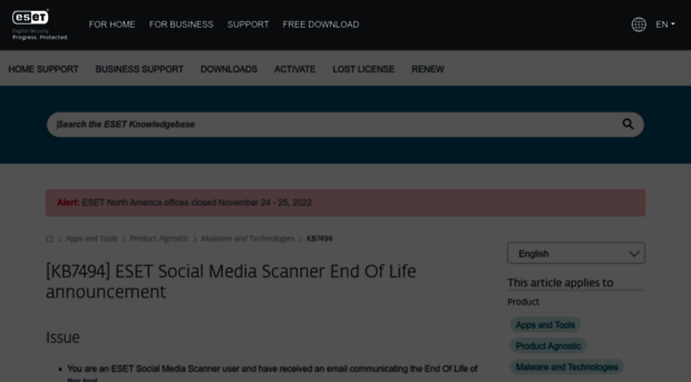 socialmediascanner.eset.com