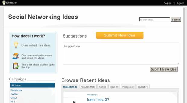 socialnetworking.ideascale.com