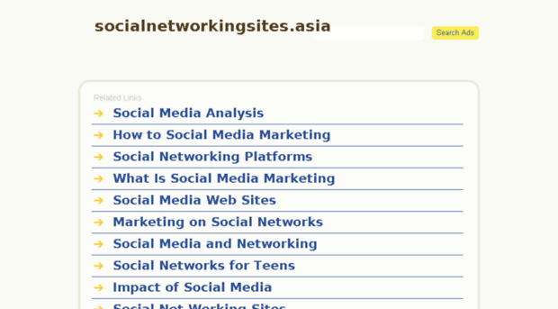 socialnetworkingsites.asia