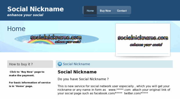 socialnickname.com