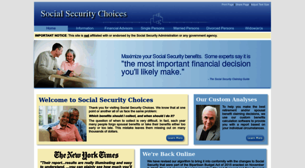 socialsecuritychoices.com