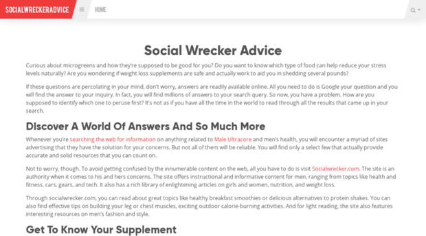 socialwreckeradvice.com