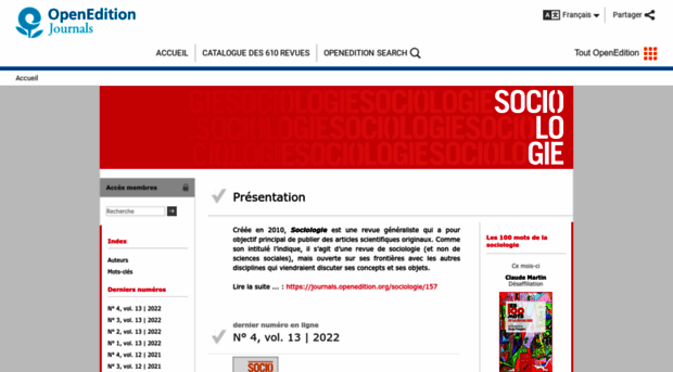 sociologie.revues.org