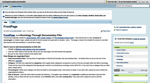 sociologythroughdocumentaryfilm.pbworks.com