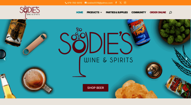 sodiesliquor.com