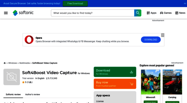 soft4boost-video-capture.en.softonic.com