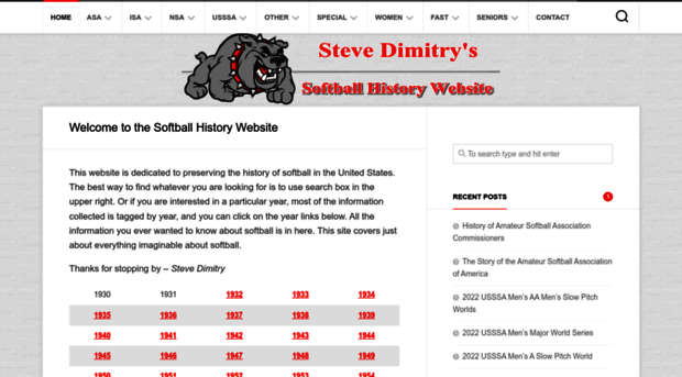 softballhistoryusa.com