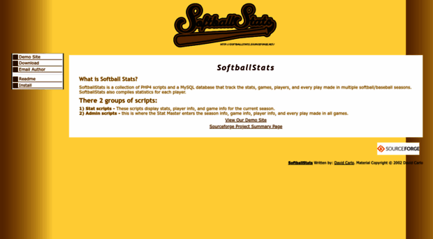 softballstats.sourceforge.net