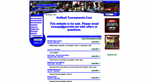 softballtournaments.com