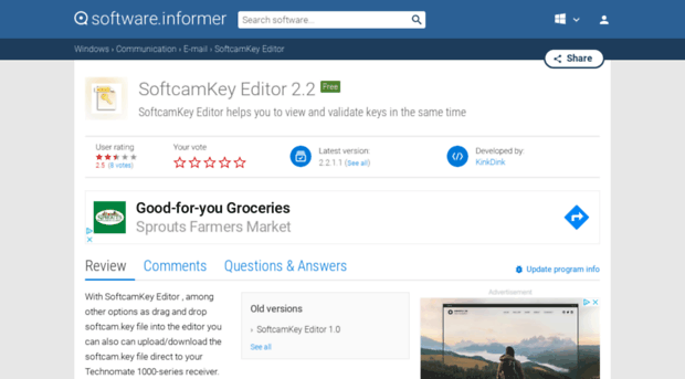 softcamkey-editor.software.informer.com