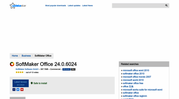 softmaker-office.updatestar.com