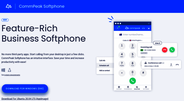 softphone.commpeak.com