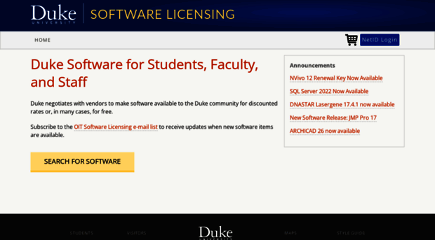 software.duke.edu