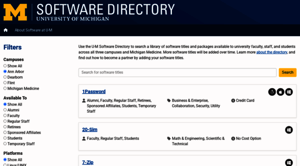 software.umich.edu