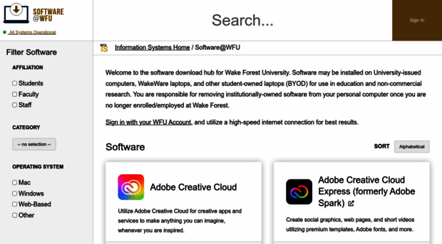 software.wfu.edu