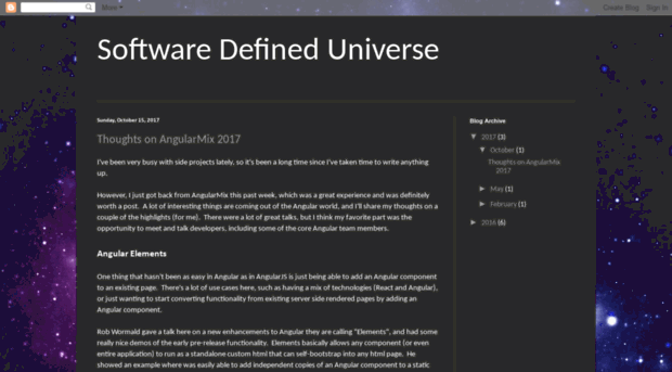 softwaredefineduniverse.com