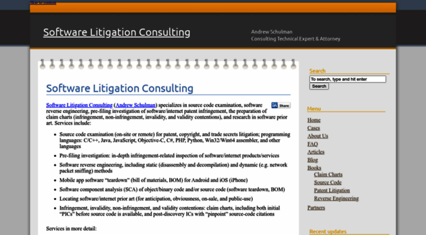 softwarelitigationconsulting.com