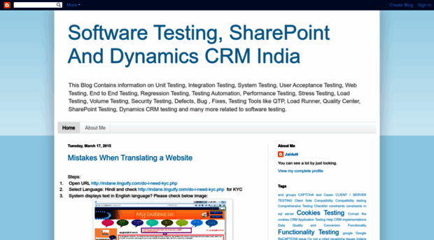 softwaretesting-sharepointdynamicscrm.blogspot.com