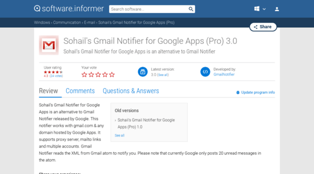 sohail-s-gmail-notifier-for-google-apps1.software.informer.com