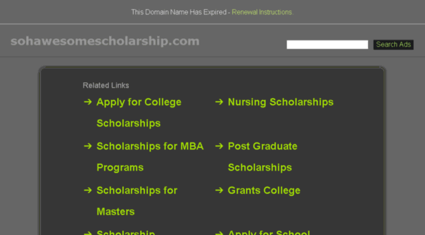 sohawesomescholarship.com