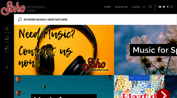 sohoproductionmusic.com