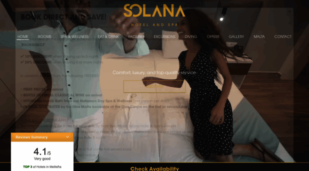 solanahotel.com