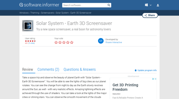 solar-system-earth-3d-screensaver.software.informer.com