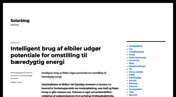 solarblog.dk