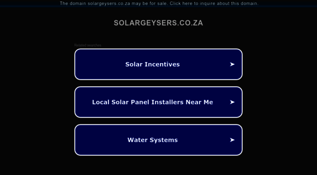 solargeysers.co.za