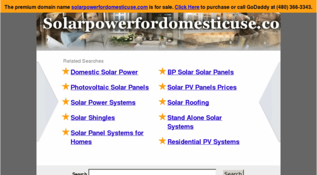 solarpowerfordomesticuse.com