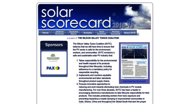 solarscorecard.com